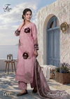 Butterfly Effect By T&M Linen Jari Printed Embroidery Dress Material Suppliers In India